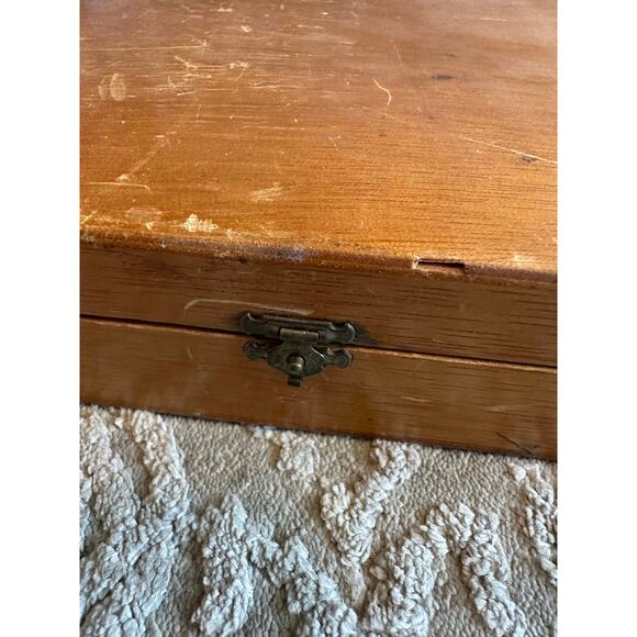 Vintage French Lefranc Artist Soft Pastels and Original Wood Box - Picture 10 of 11